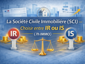SCI - Choisir entre IR et IS - 7h IMMO