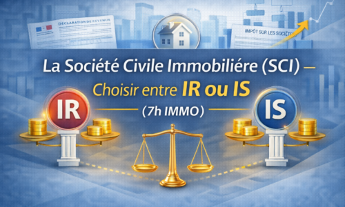 SCI – Choisir entre IR et IS (7h IMMO)